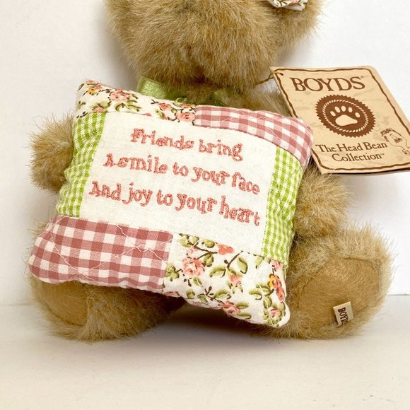 Ida Goodfriend Boyds Bears Plush Thinkin of Ya Series Holding Pillow With Tags - Picture 3 of 15